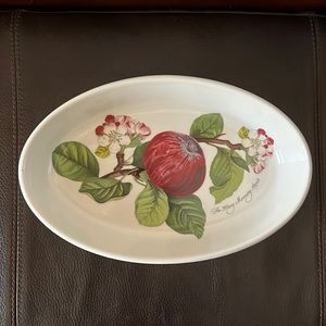 Pomona Portmeirion Oval Dish Designed by Susan Williams “Hoary Morning Apple”